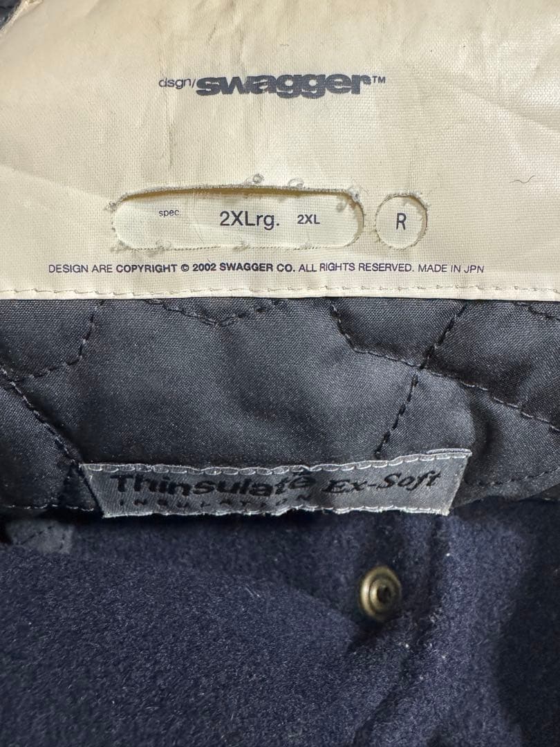 Swagger レザースタジャン レアサイズ　2XL