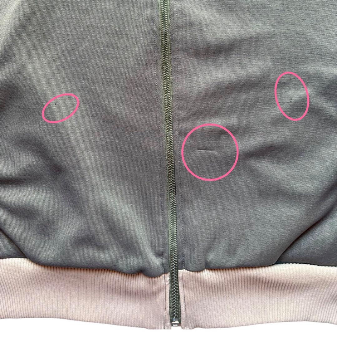 80s adidas トラックジャケット 台湾製 XL グレー