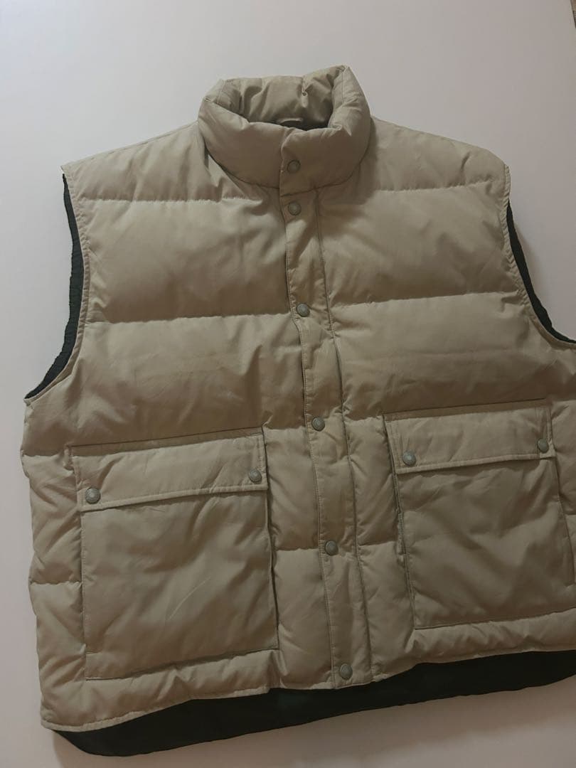 90s eddie Bauer 希少サイズXXL ダウンベスト　llbean