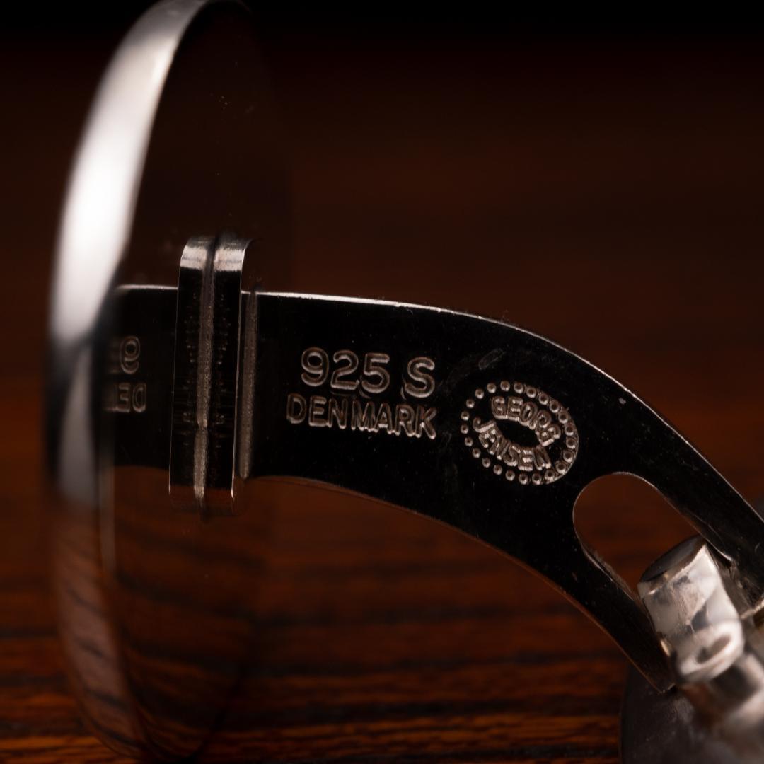  華紋 ジョージジェンセン カフリンクス シルバー925