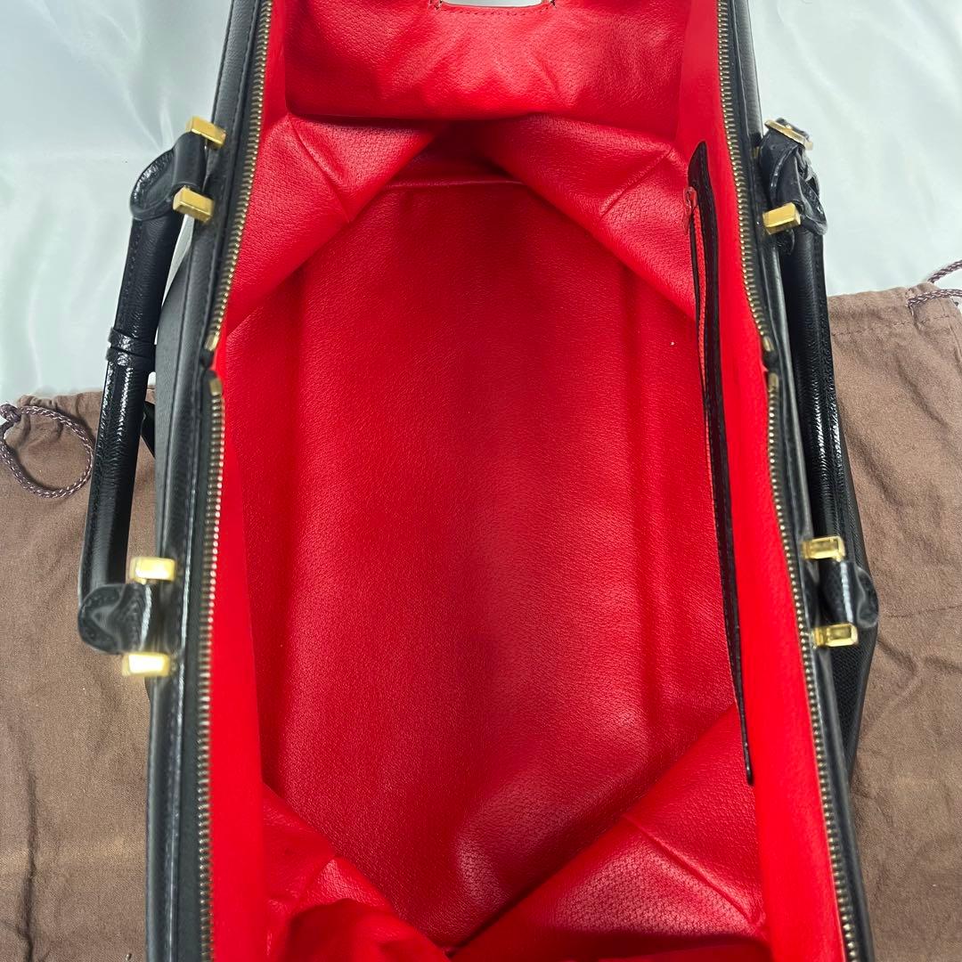 ✨希少✨セリーヌ　CELINE　ボストンバッグ　レザー　黒　ハンドバッグ