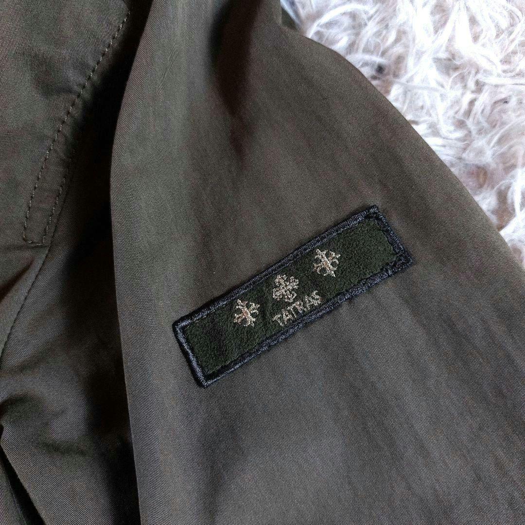 美品 定価9.68万円 TATRAS ベリーナダウベストライナーモッズコート 3