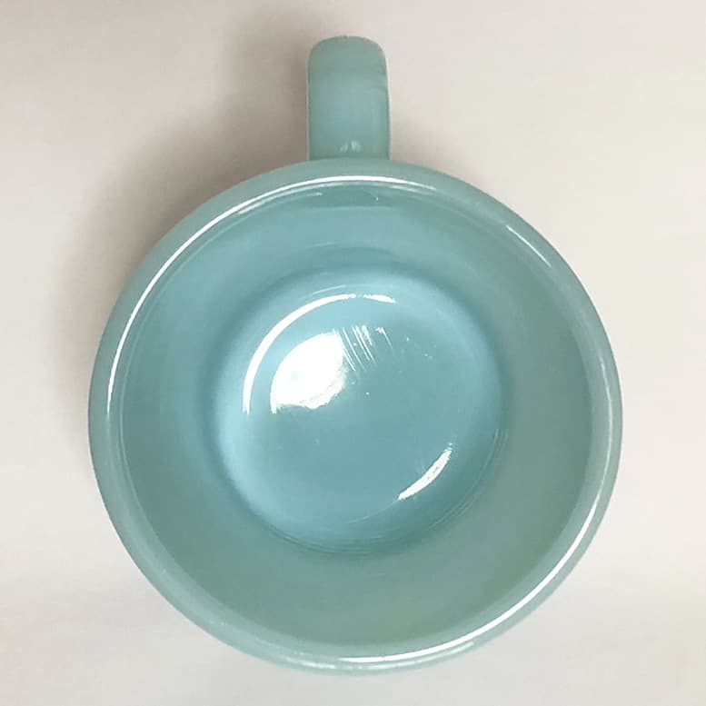 fire king D ハンドル マグ ターコイズブルー １点　＃002