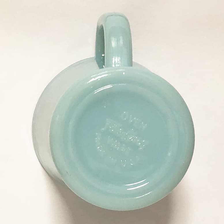 fire king D ハンドル マグ ターコイズブルー １点　＃002