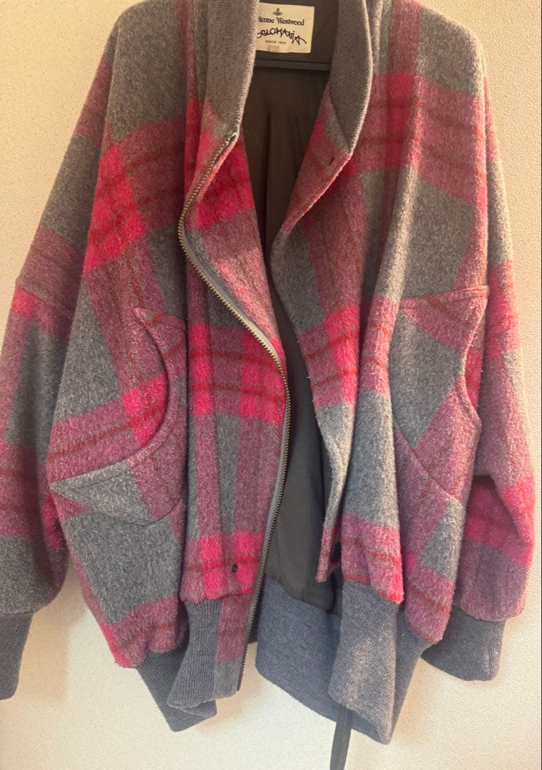 ❗️今だけ値下げ❗️ヴィヴィアンウェストウッドのチェックコクーンブルゾン