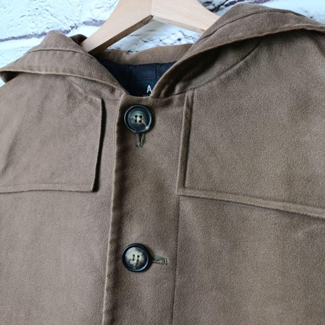 フランス製■A.P.C フーデッドコート ブラウン　モッズコート コットン