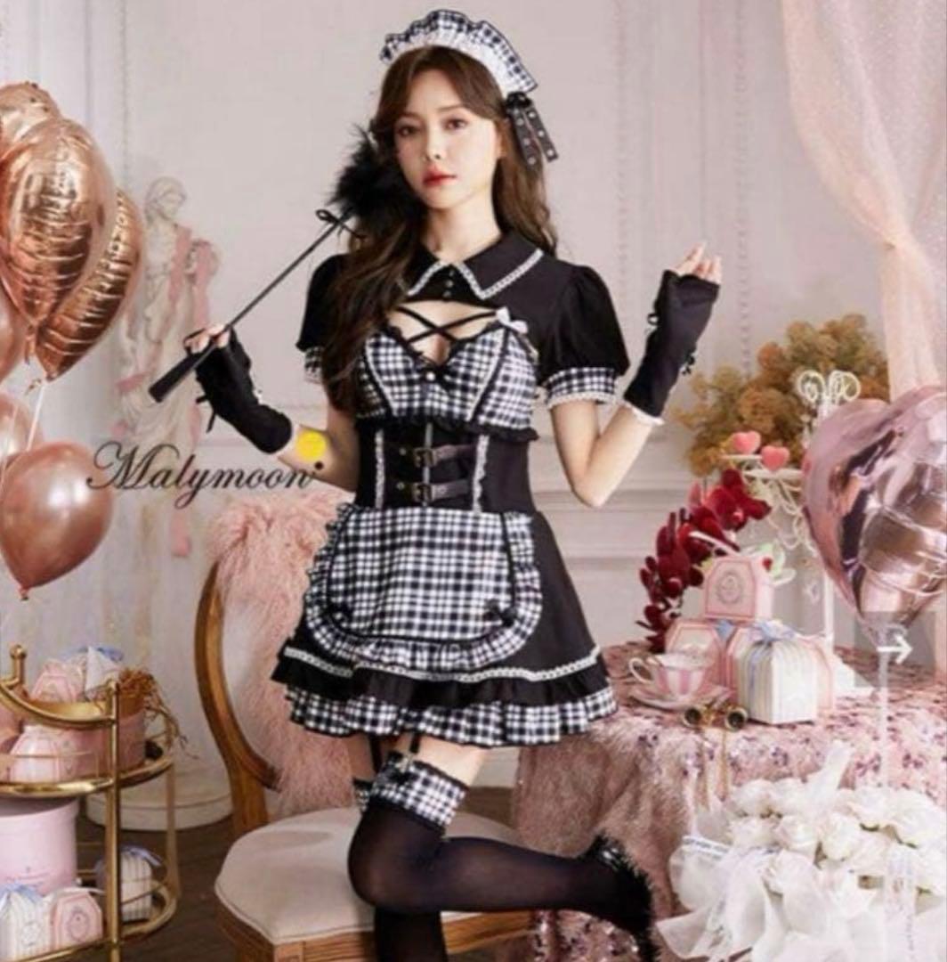 Malymoon マリームーン チェック柄メイドコスチューム
