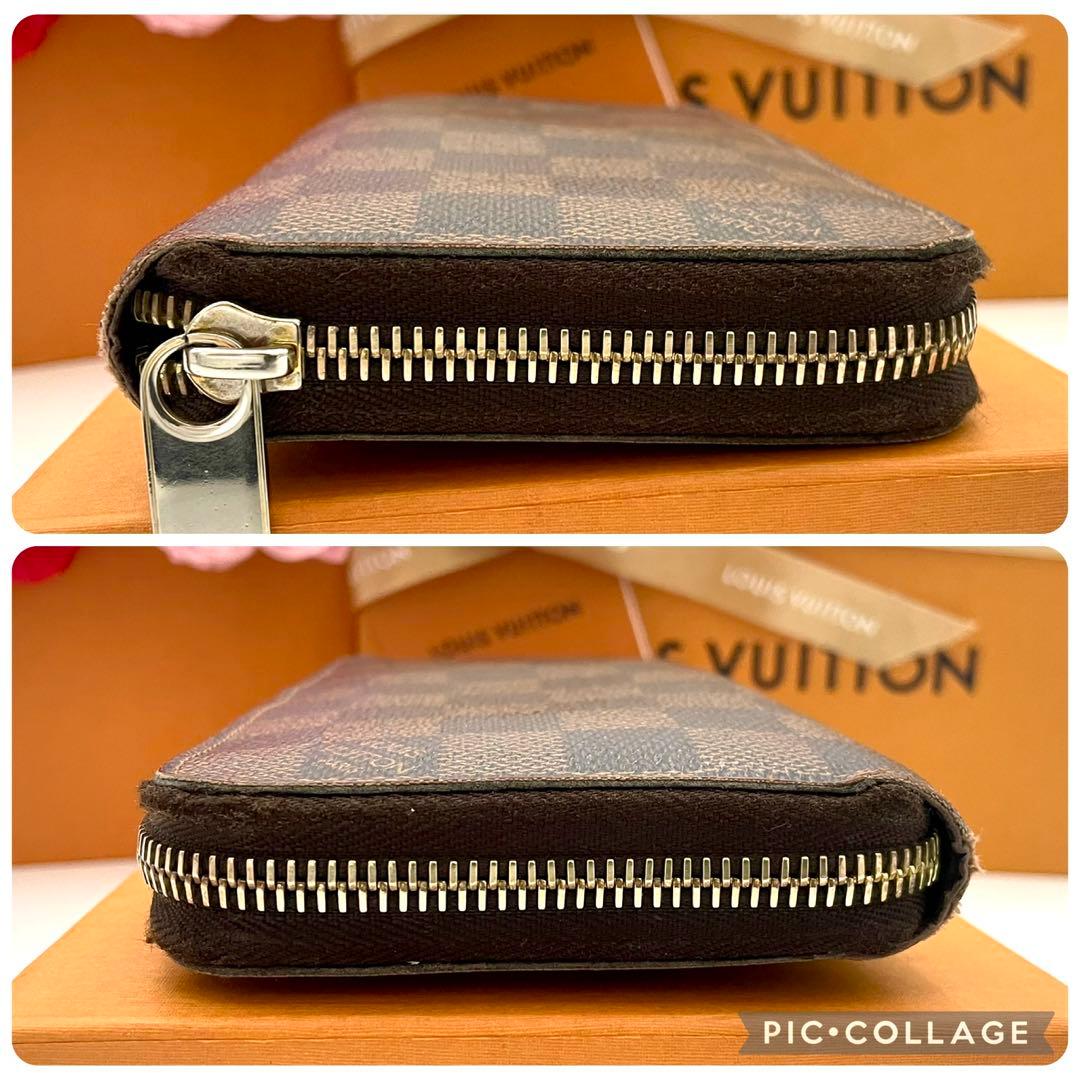 ルイヴィトン　ダミエ　ジッピーウォレット　ラウンドファスナー　長財布