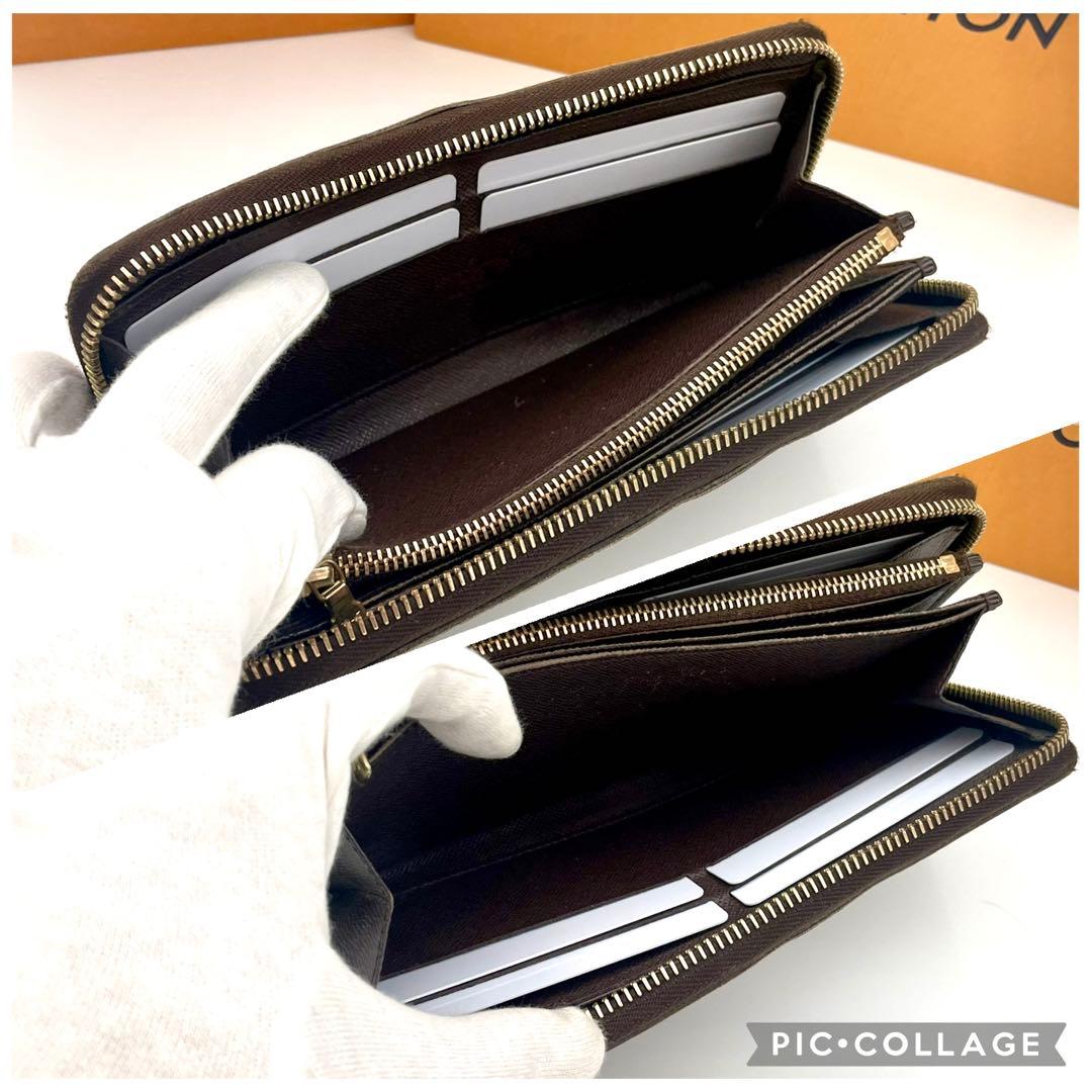 ルイヴィトン　ダミエ　ジッピーウォレット　ラウンドファスナー　長財布