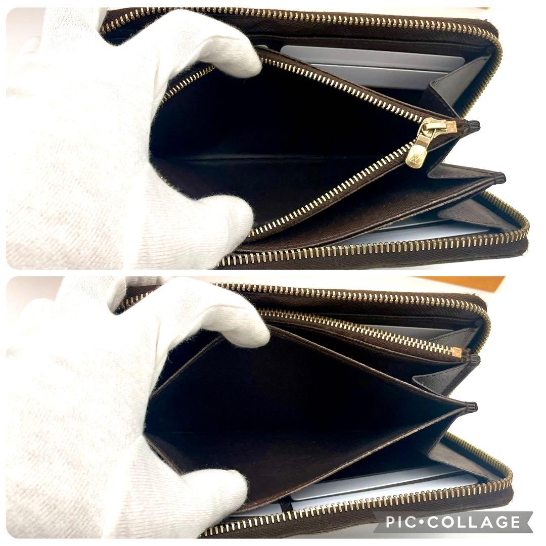 ルイヴィトン　ダミエ　ジッピーウォレット　ラウンドファスナー　長財布