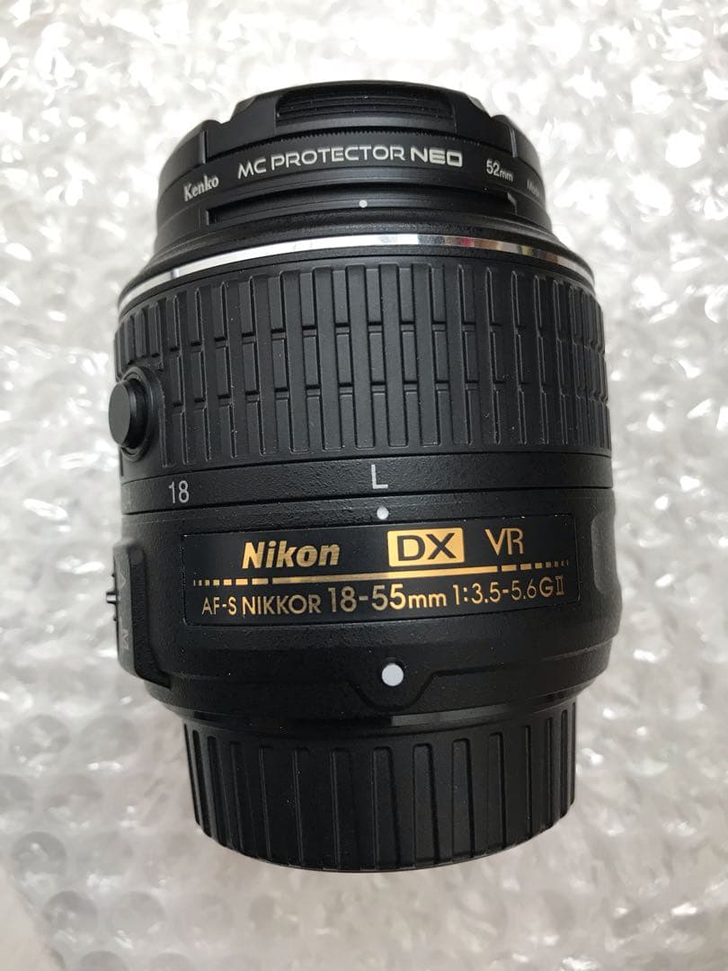 【未使用品、プロテクター付！】AF-S DX NIKKOR 18-55mmレンズ