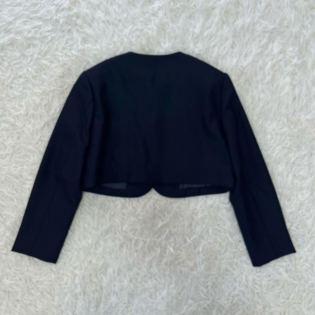 極美品✨ファミリア125フォーマルアンサンブルスーツ3点　受験　通塾ネイビー濃紺