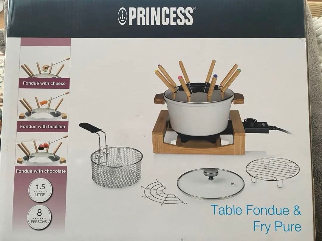 Princess テーブルフォンデュ&フライピュア（レシピ付）