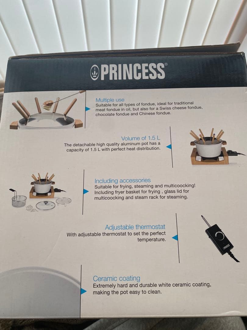 Princess テーブルフォンデュ&フライピュア（レシピ付）