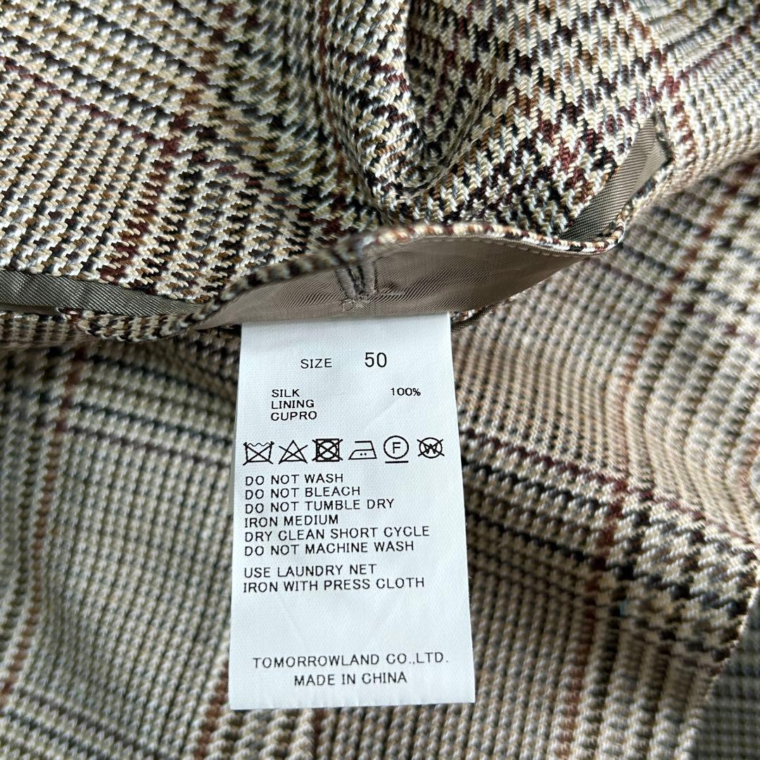 未使用級 希少 10万 トゥモローランドピルグリム ゼニア ダブルジャケット50