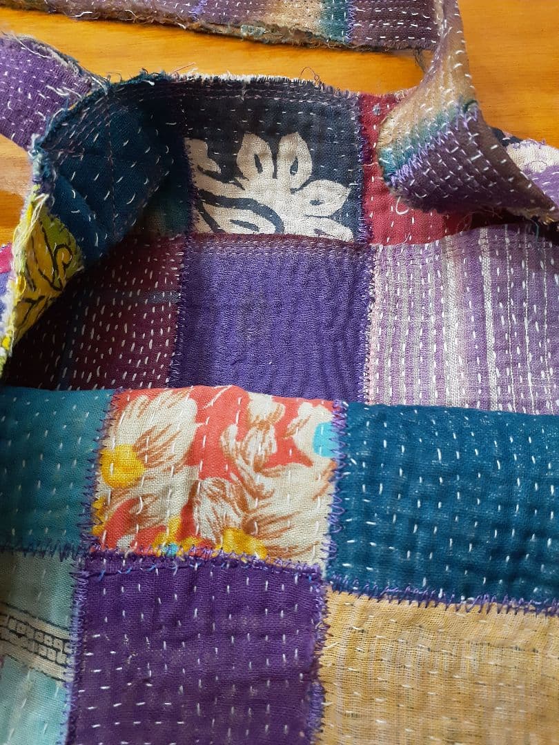 Babaguri パッチワークトートバッグ