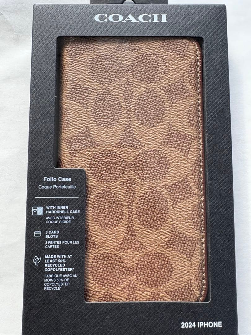 COACH Folio Case iPhone16用