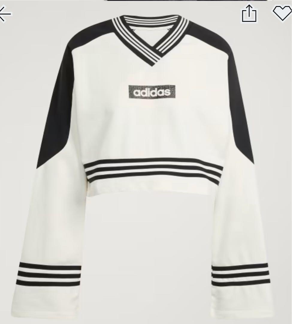 新品adidas✨️ブロッキング クルーネック スウェットシャツ