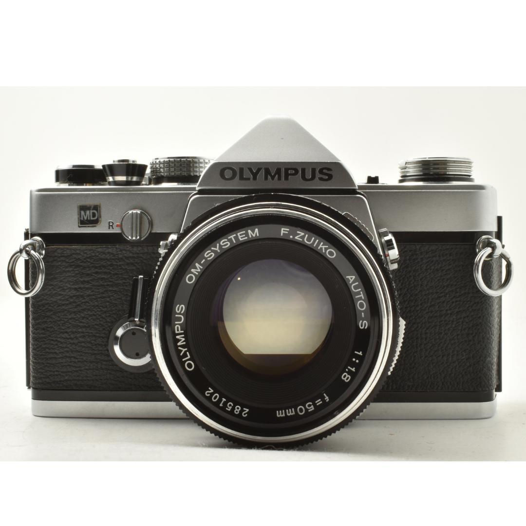 整備済 完動 Olympus OM-1 MD 50mm F1.8 露出計バッチリ