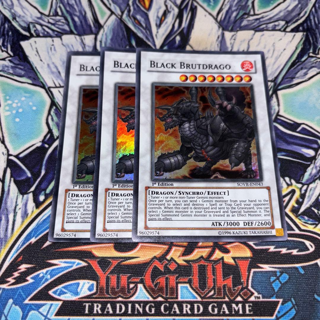 北米版 ブラックブルドラゴ 1st 遊戯王 海外 英語 米