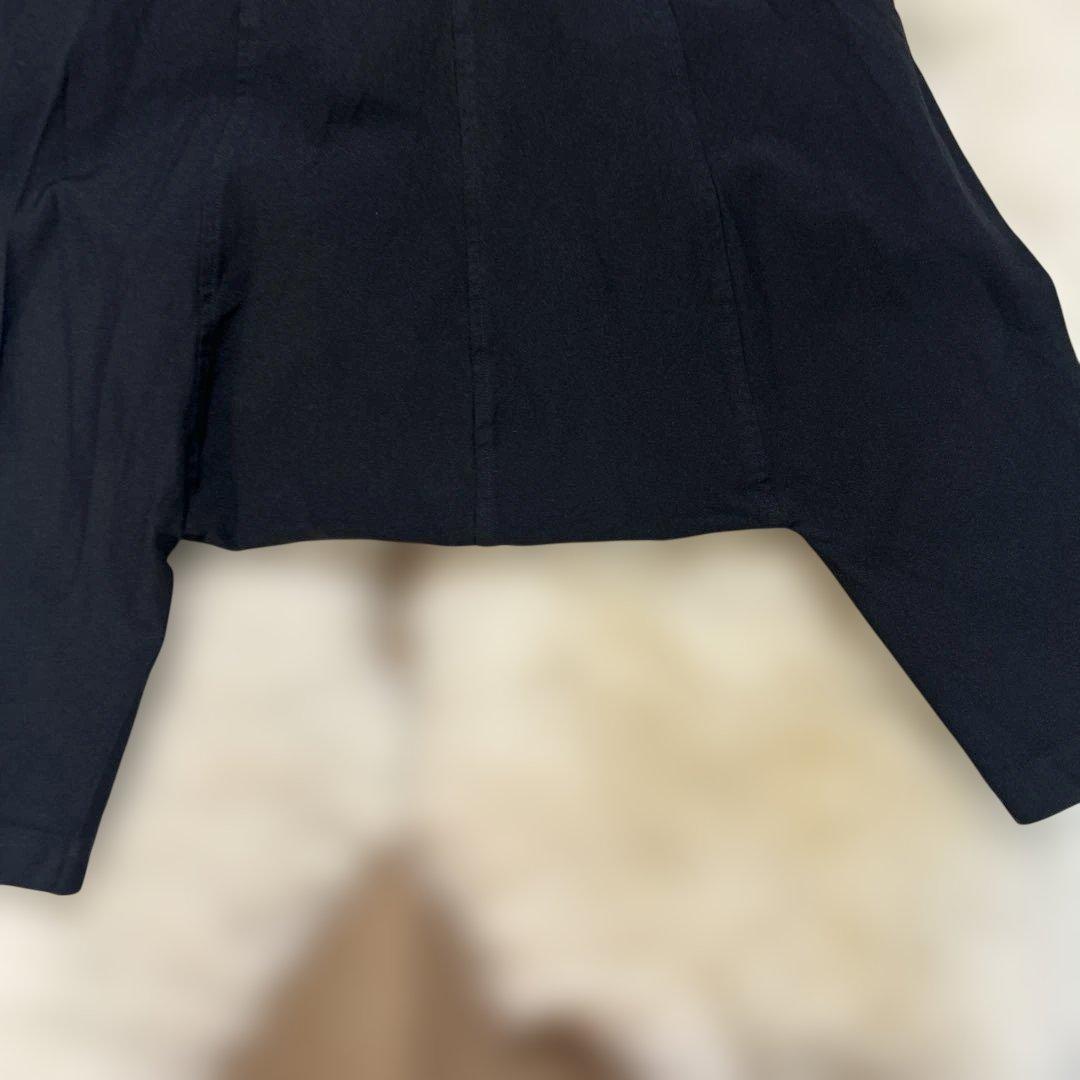 black comme des garçons ポリ縮絨 サルエルパンツ