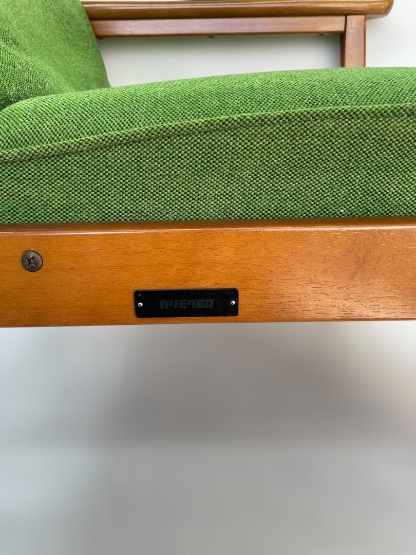 カリモク60 Kチェア タープグリーン 1シーター 　　12c91