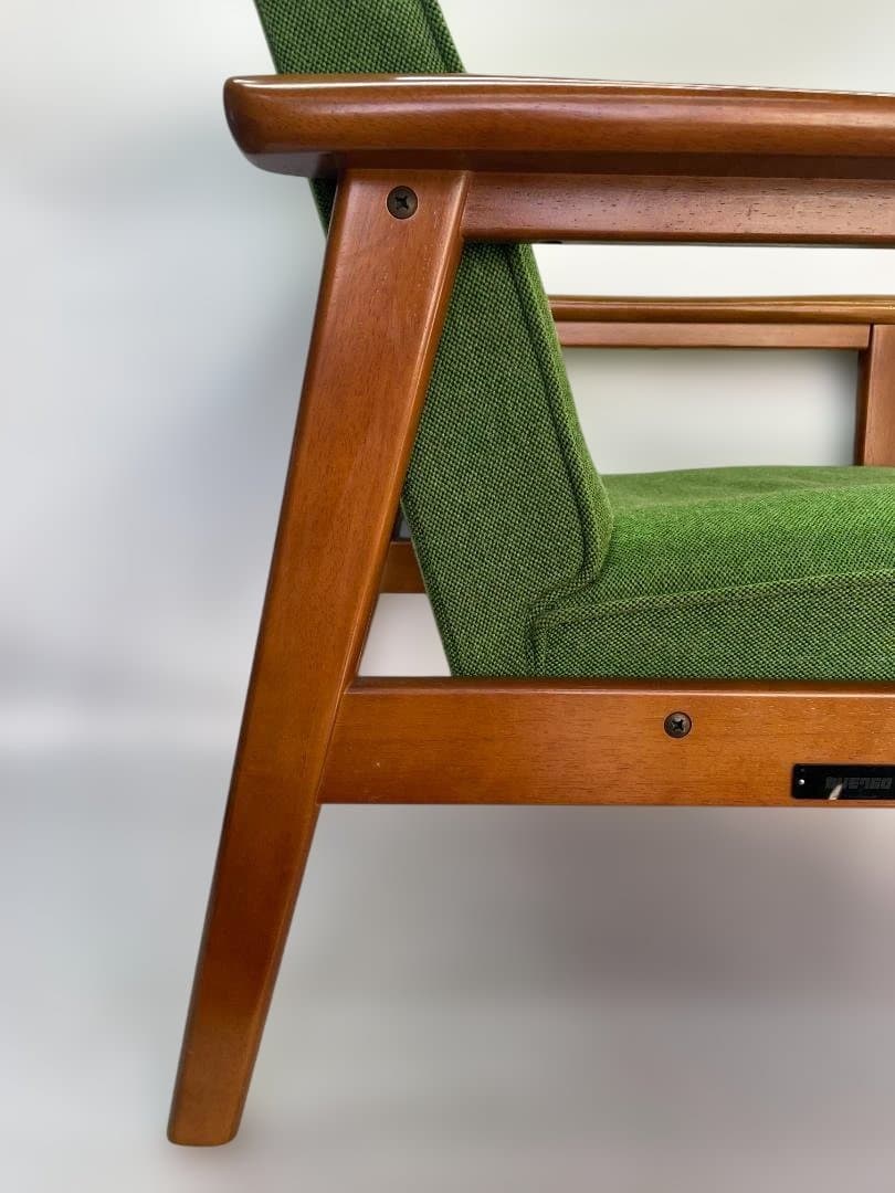 カリモク60 Kチェア タープグリーン 1シーター 　　12c91