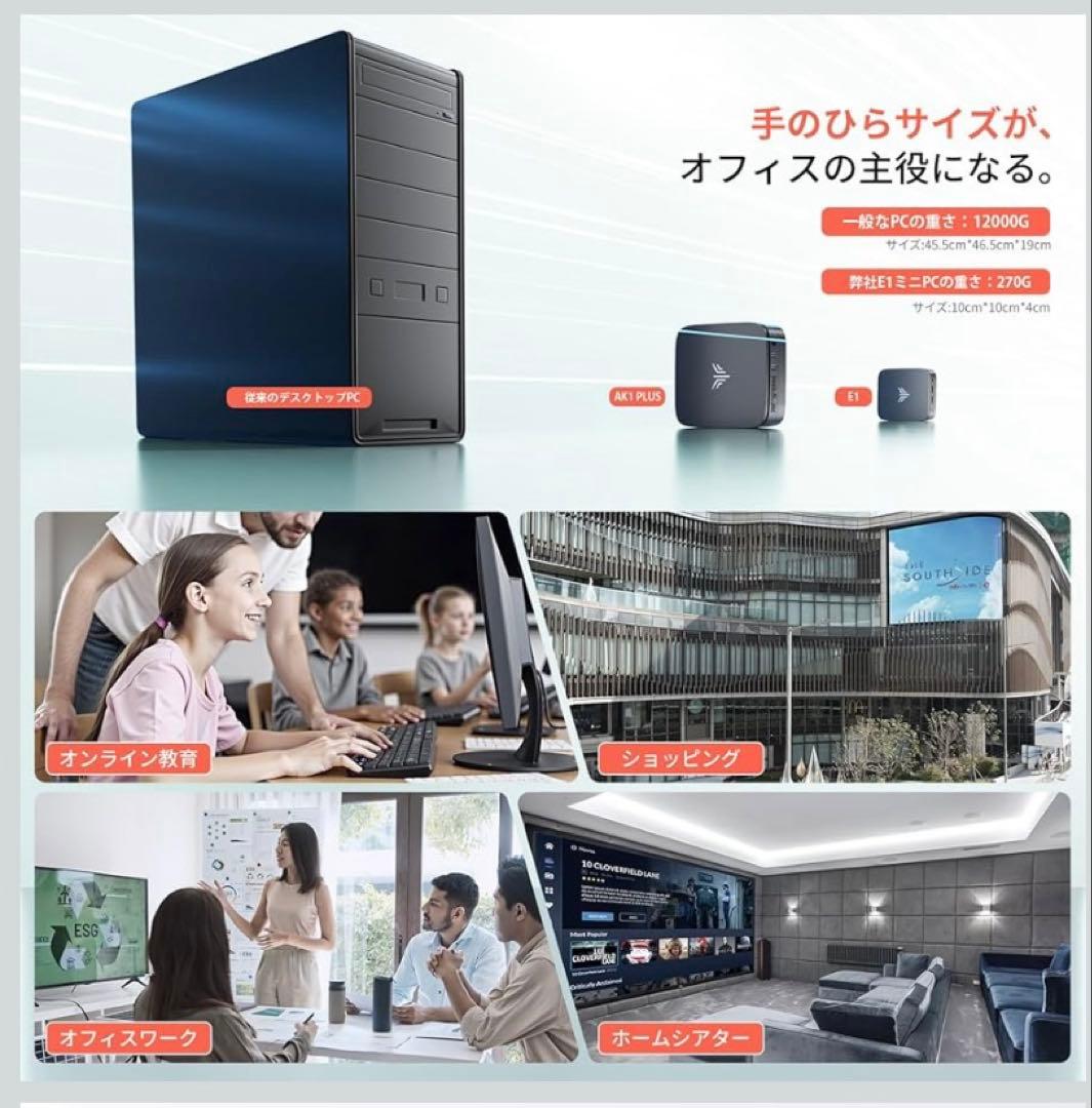 【2025新型・N150初登場】 ミニpc 最大3.60GHz WIFI6