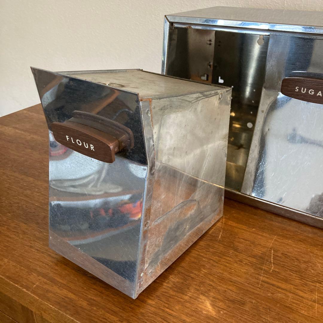 J*l様 アメリカビンテージ　金属製キャニスター・ペーパーホルダーセット