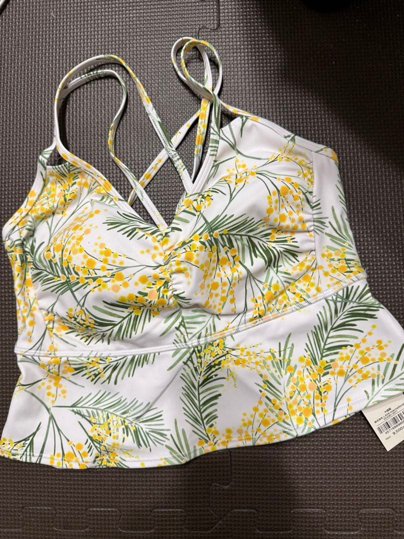 SUKALA スプリングフラワーフレアブラトップ ミモザ　Mサイズ