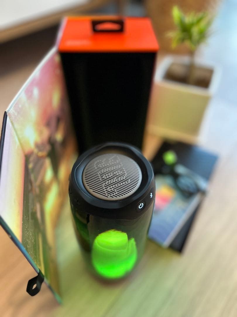 ✨美品JBL PULSE 4 ポータブルBluetoothスピーカー ブラック