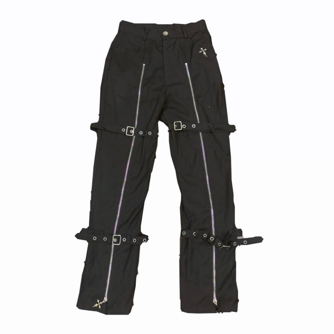 YUBABY QOOZA zip pants 地雷系 パンク