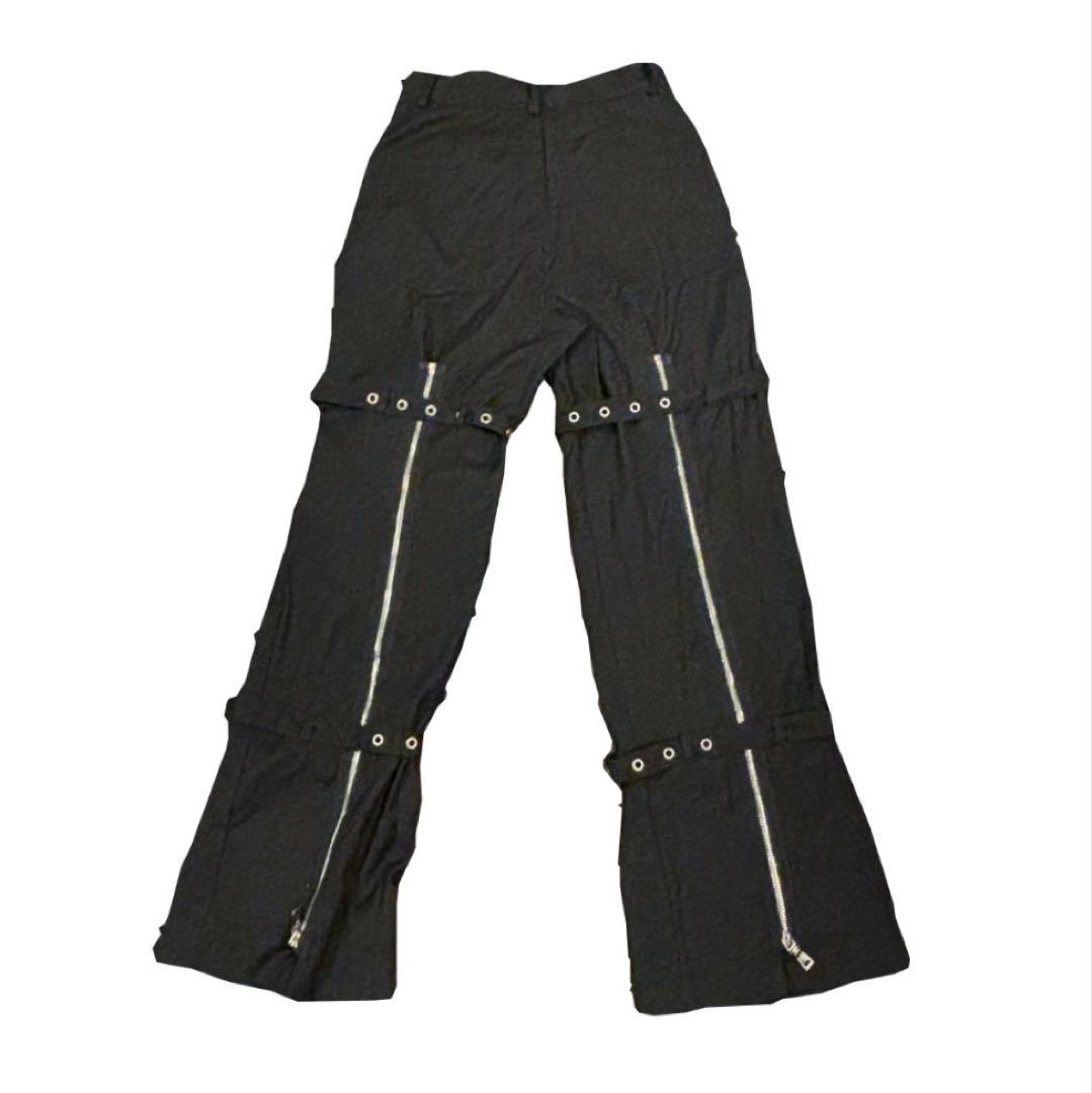 YUBABY QOOZA zip pants 地雷系 パンク