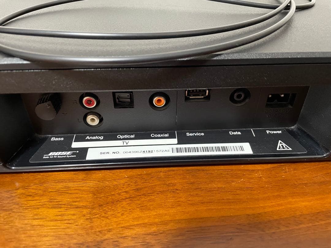 スピーカー・ウーファー BOSE Solo 15 TV Sound System