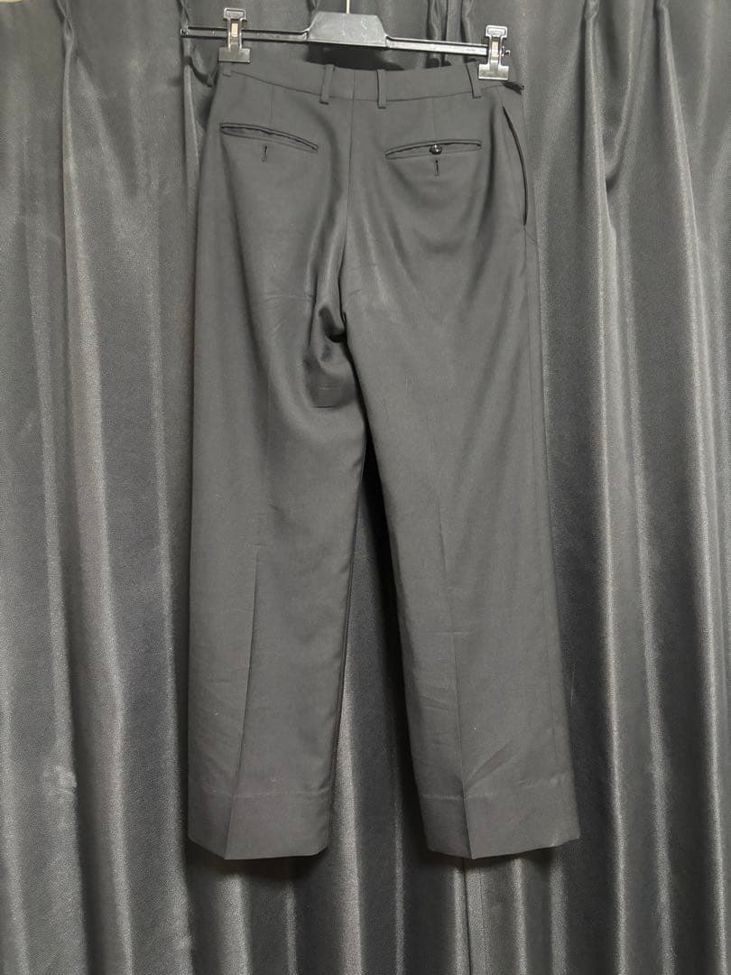 セリーヌ CELINEウールギャバジン ストレートスラックス