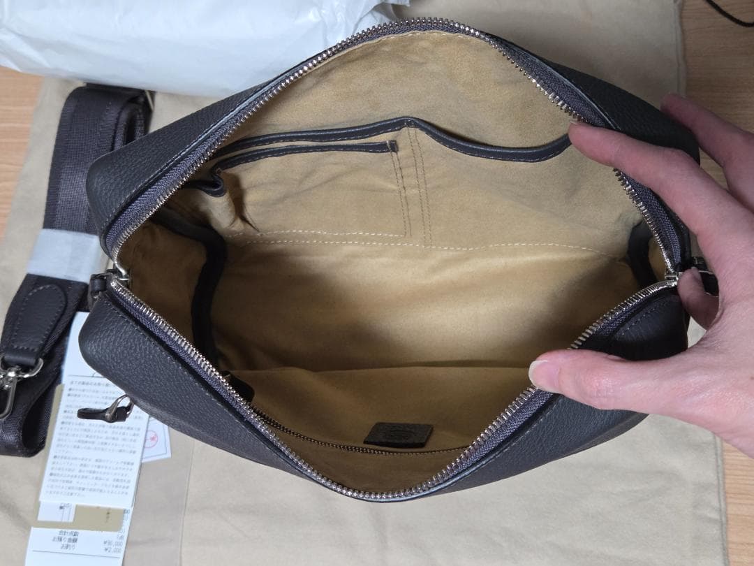 GANZO ガンゾ N POLO(エヌポロ) ショルダーバッグ グレー