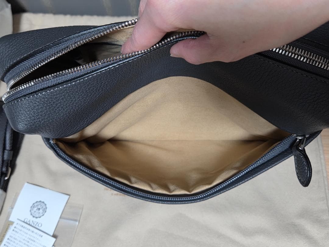 GANZO ガンゾ N POLO(エヌポロ) ショルダーバッグ グレー