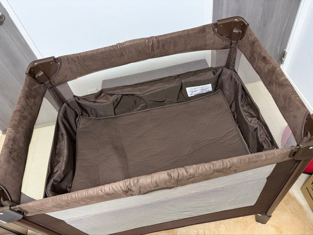 ココネルエアープラス　ブラウン　取り扱い説明書、持ち運びバッグ付