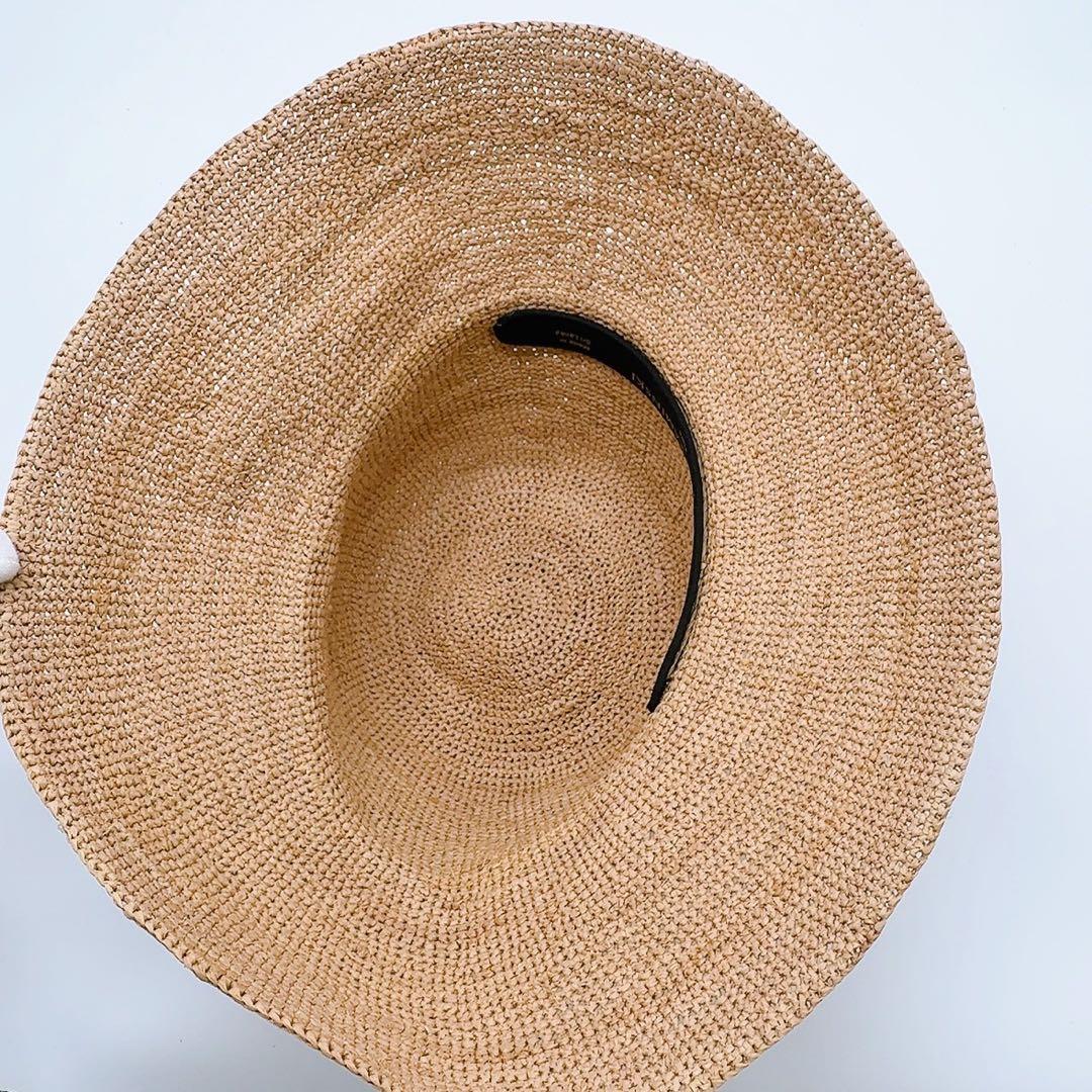 【美品】ヘレンカミンスキー プロヴァンス　ラフィアハット 麦わら帽子 ベージュ