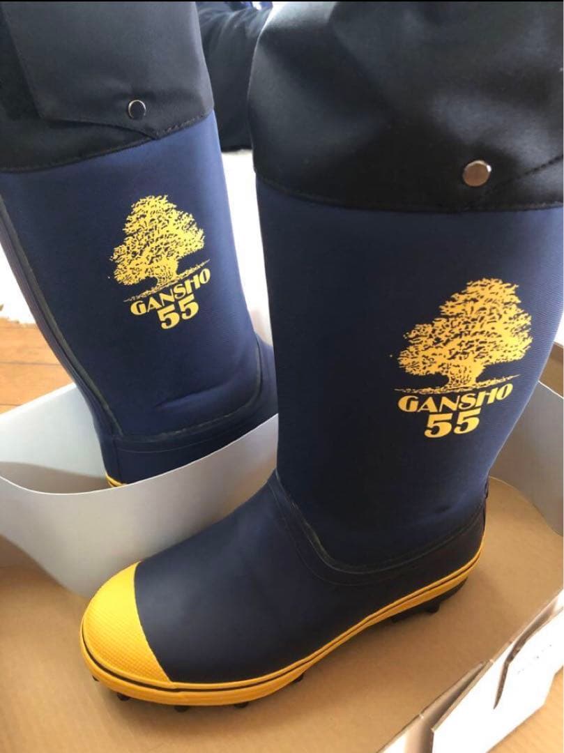 岩礁 ミツウマ スパイク付き長靴 26.0 未使用