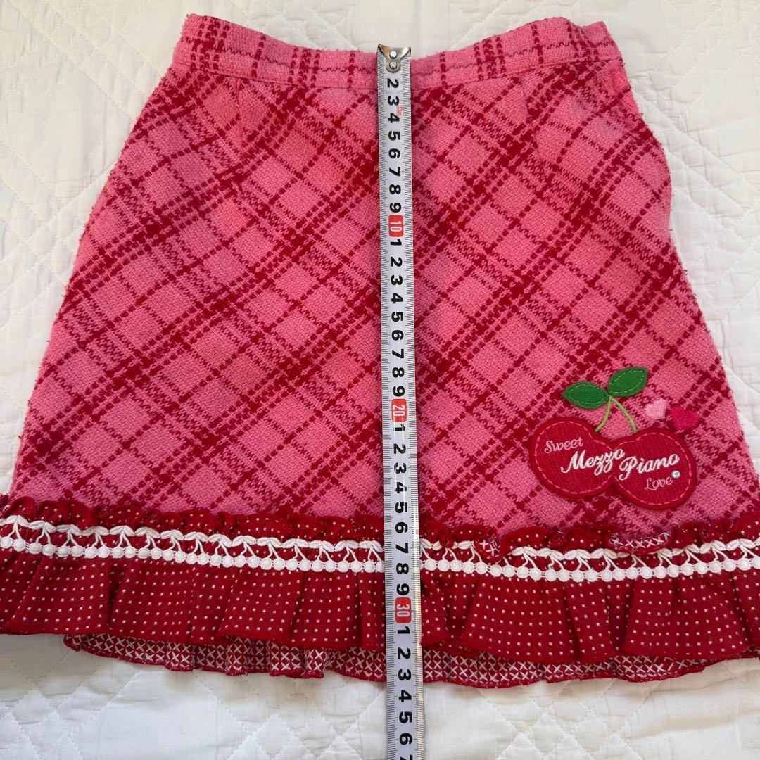 美品　レアメゾピアノ　レトロ　平成　トレーナー　ミミポポ　スカート　セットアップ