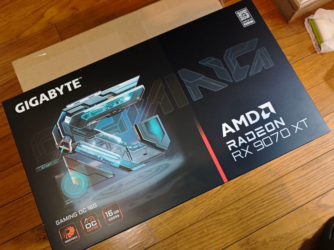 グラフィックボード・グラボ・ビデオカード GIGABYTE Radeon RX9070XT GAMING OC-16GD
