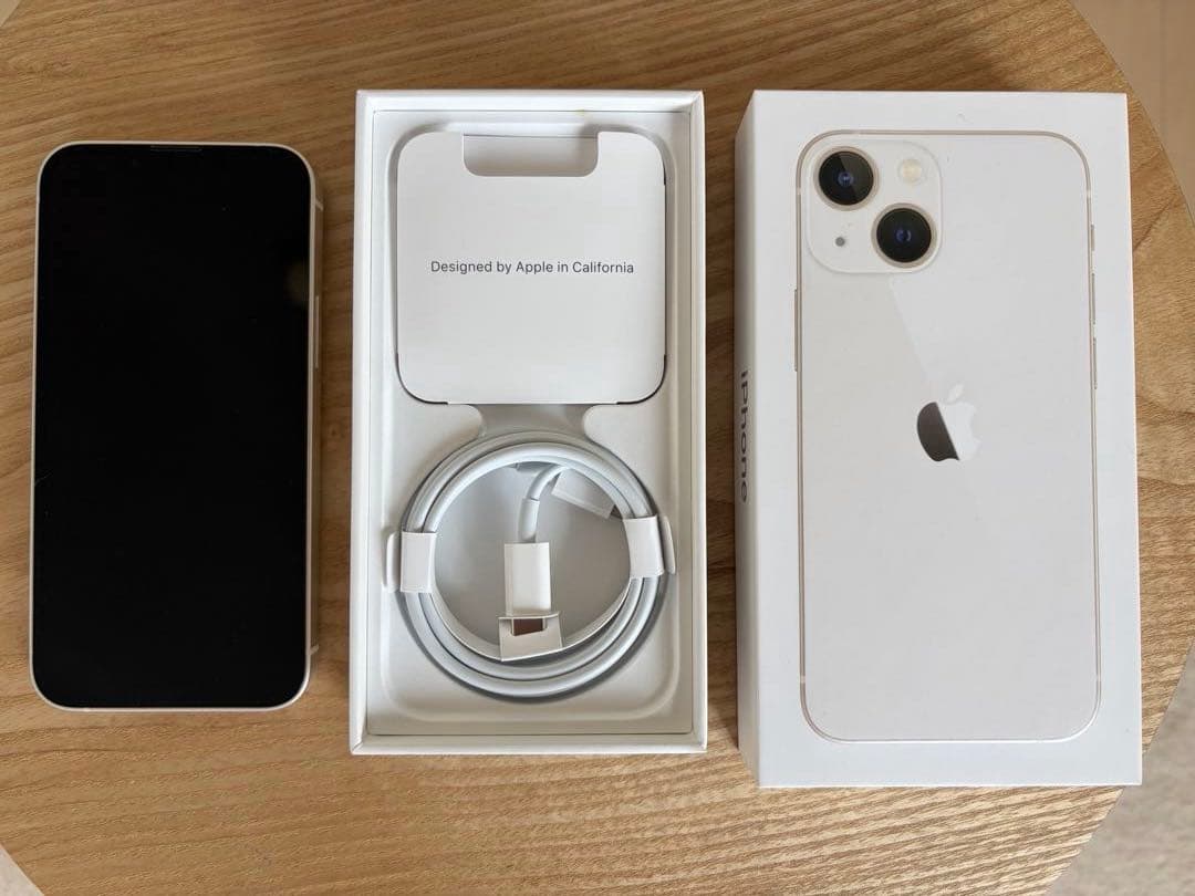 【美品】iPhone 13mini 本体 スターライト
