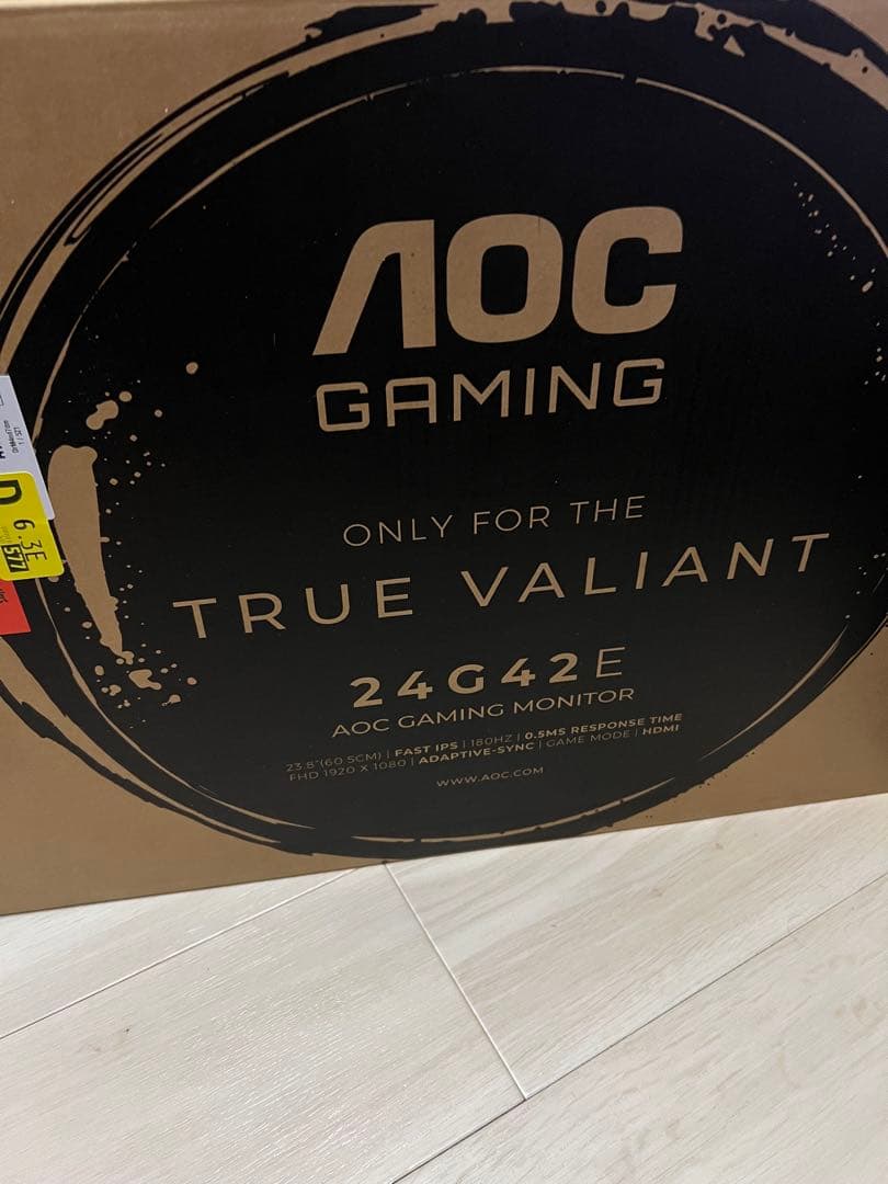 AOC 24G42E ゲーミングモニター 本体　美品付属品完品