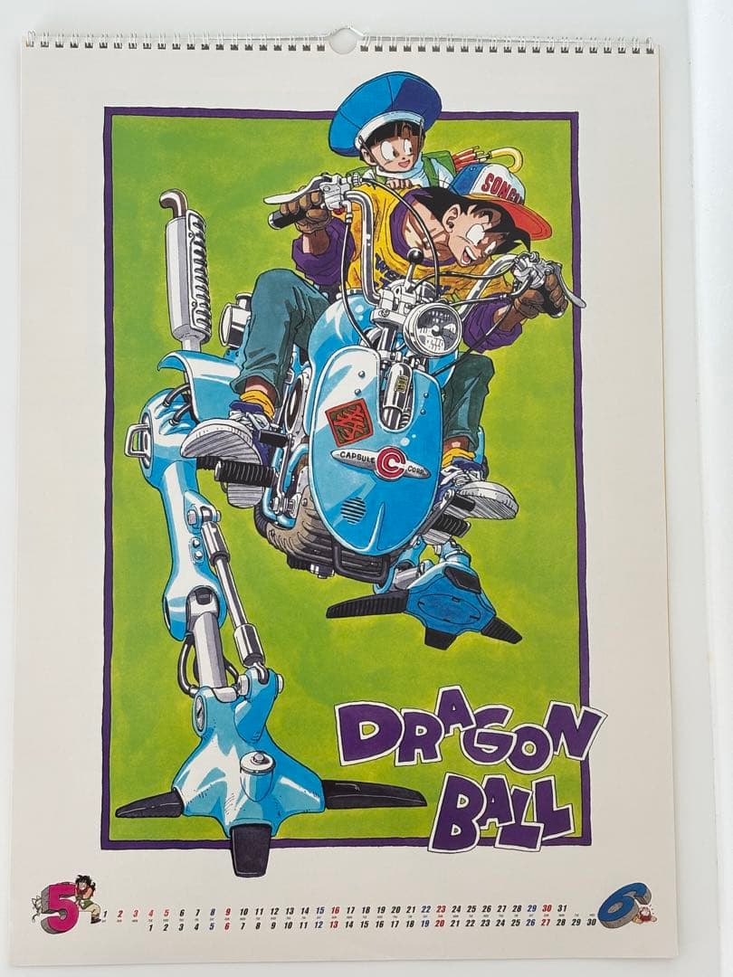 【美品】ドラゴンボール 2004年カレンダー 原作イラスト A2 鳥山明
