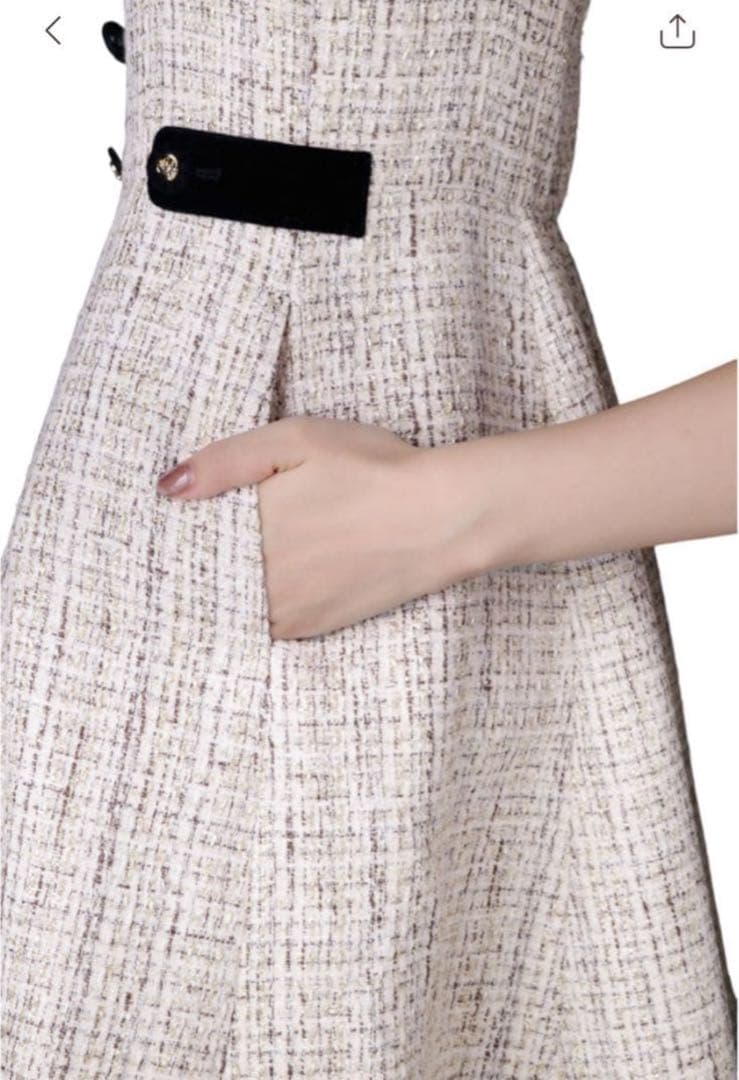 即購入◎Herlipto Margaux Tweed Mini Dress S