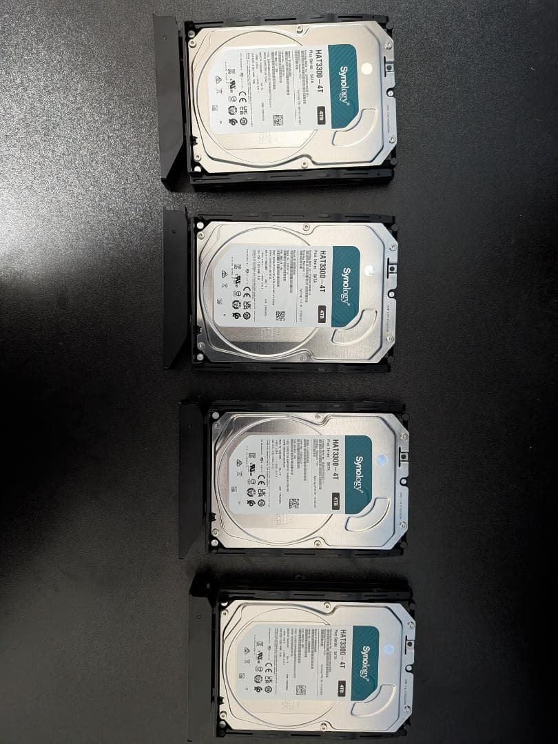 Synology DS420+ & HAT3300-4T ×4 & SSD×2
