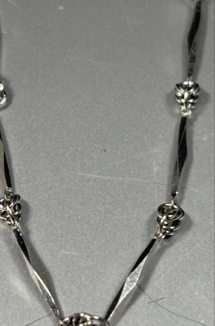 ぴ*こ様 pt850切子チェーンネックレス K'ntetu