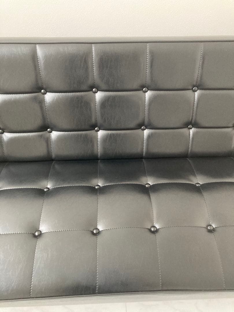 【カリモク60】Kチェア2シーター　スタンダードブラック