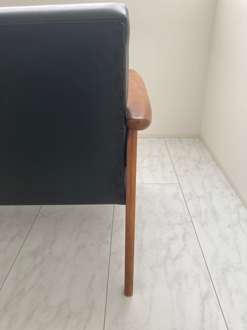 【カリモク60】Kチェア2シーター　スタンダードブラック